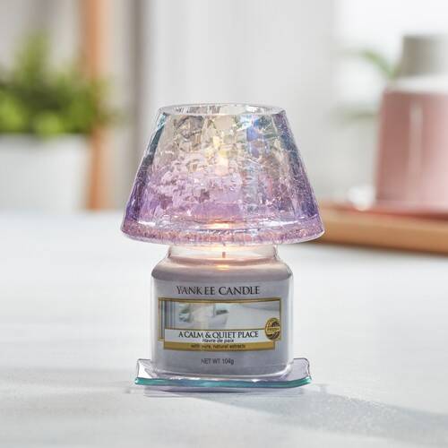 Yankee Candle Paralume giara piccola Savoy Purple Crackle Small
